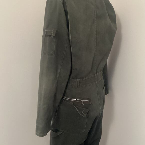 Vintage Dickies Grunge Distressed Work Jumpsuit Mechanic Coveralls Stained Torn - Picture 6 of 16